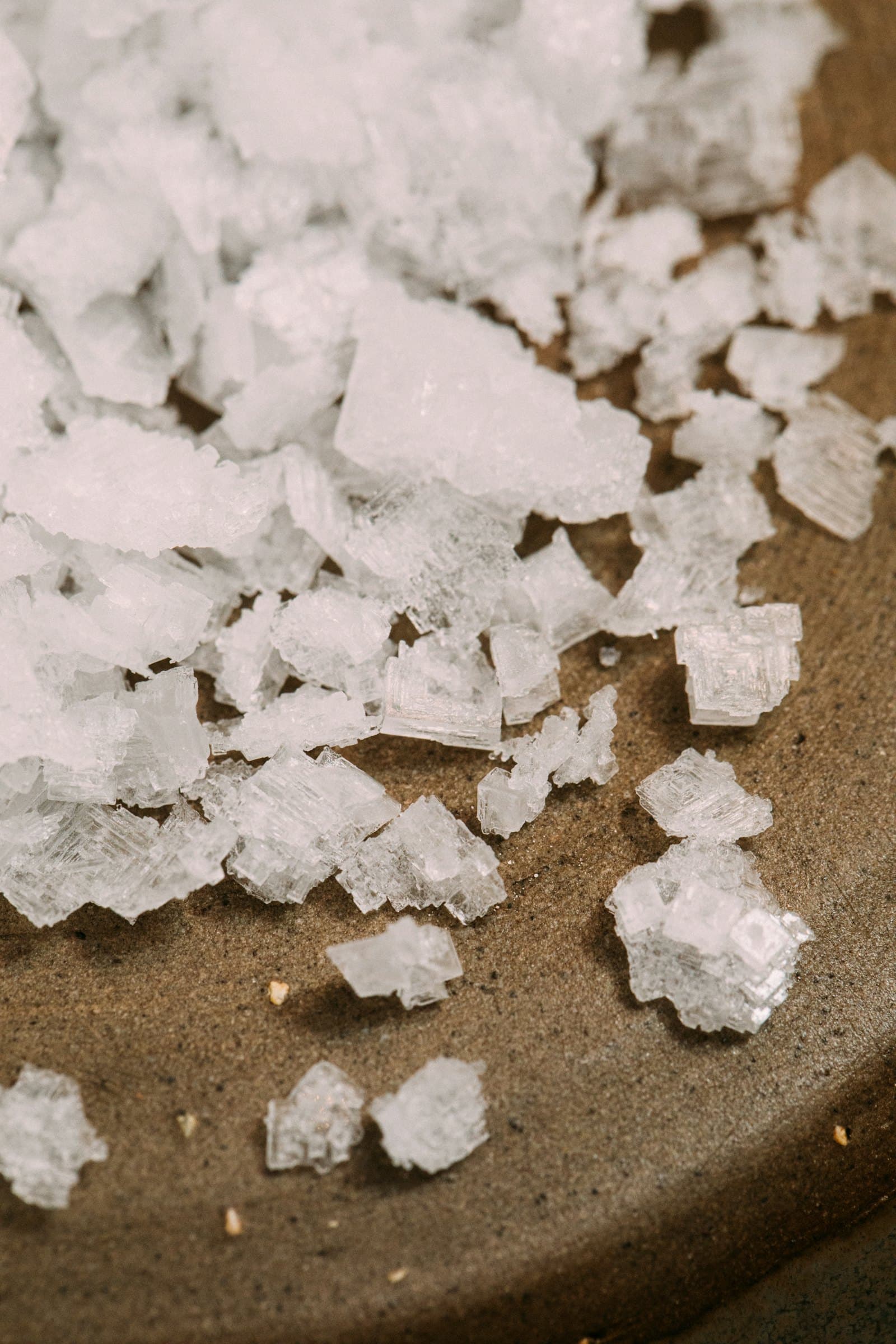 Crystalline white salt